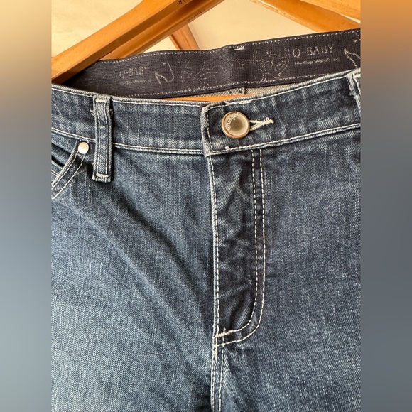 Wrangler Q-Baby Denim Riding Jeans 11/12x30 - Picture 4 of 7